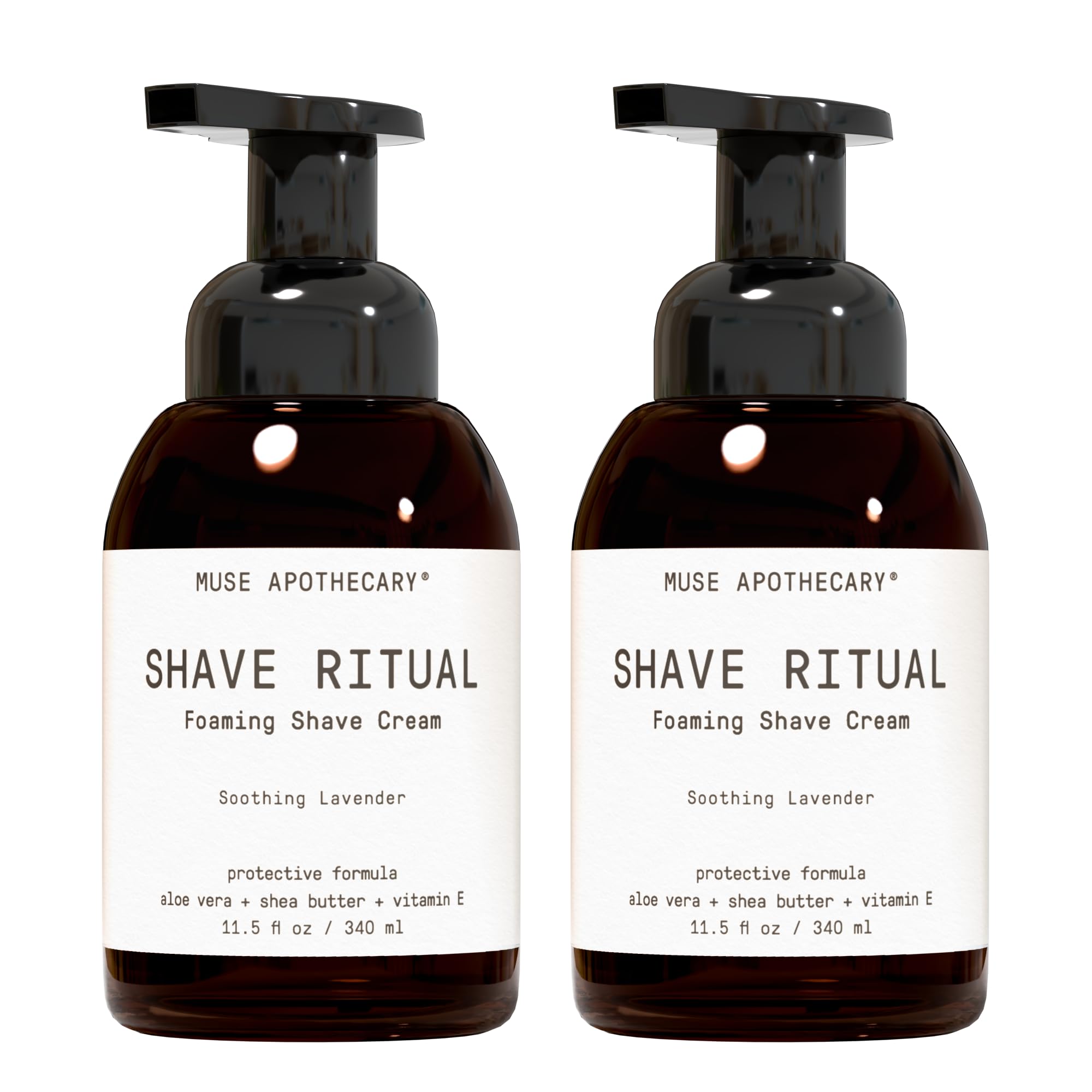 Muse Apothecary Foaming Shave Ritual – Natural Shaving Cream for Sensitive Skin