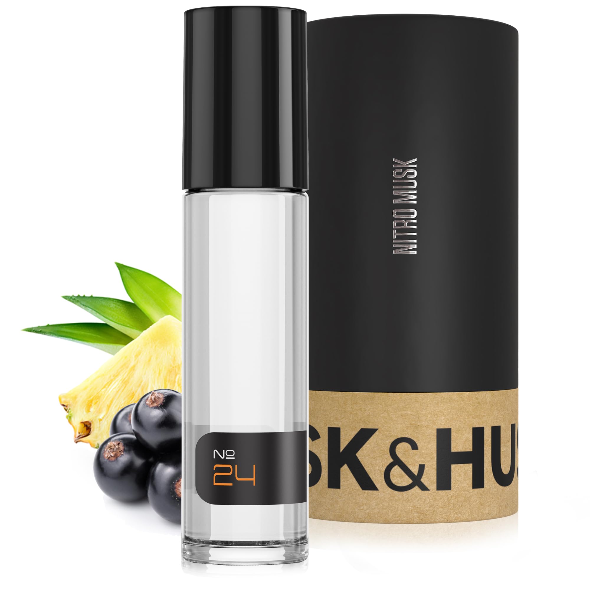 Musk & Hustle Creed Aventus for Men – No. 24 Premium Oil Cologne | USA Blended