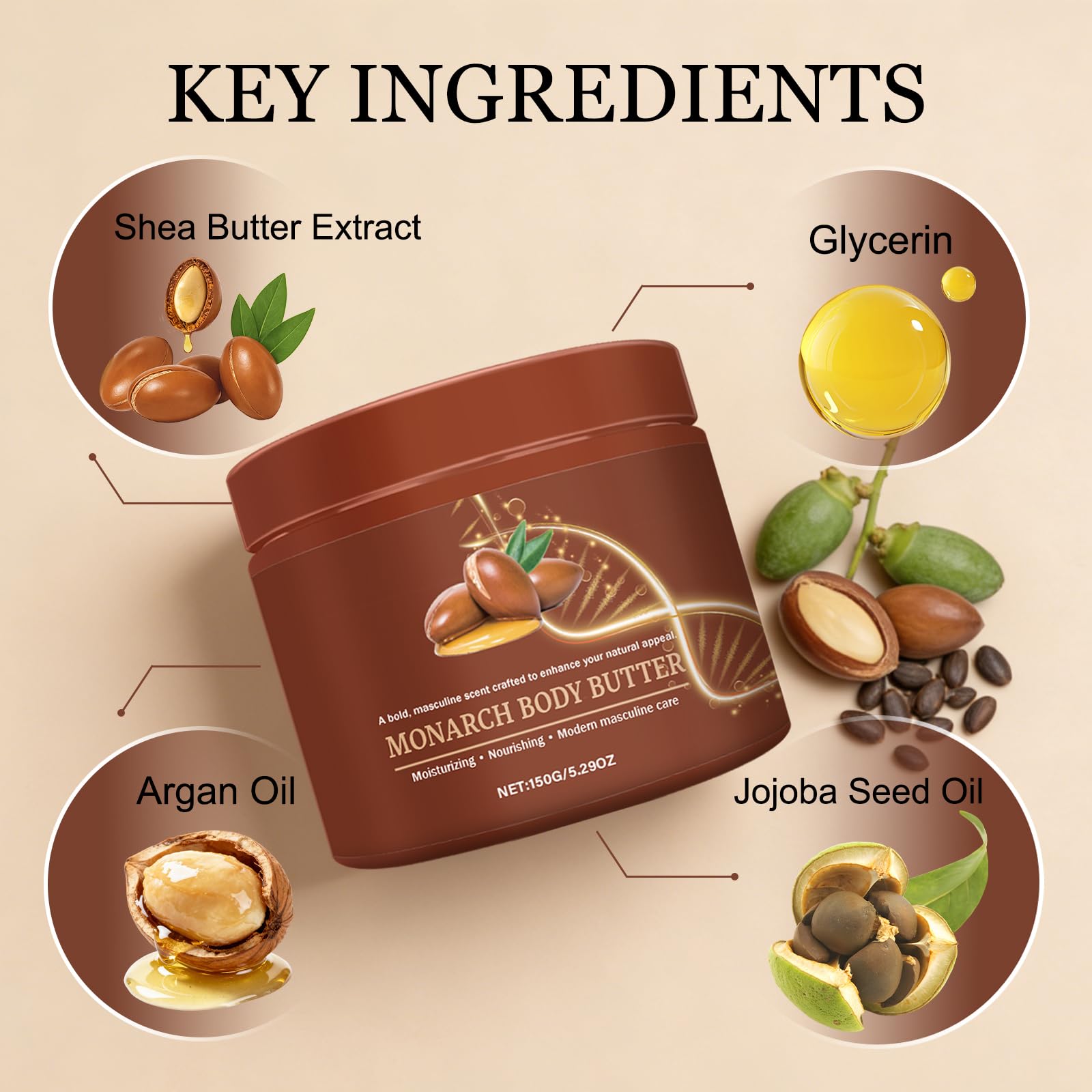 MVC Crowned Skin Body Butter for Men – Pheromone Scented Hydration (2-Pack)
