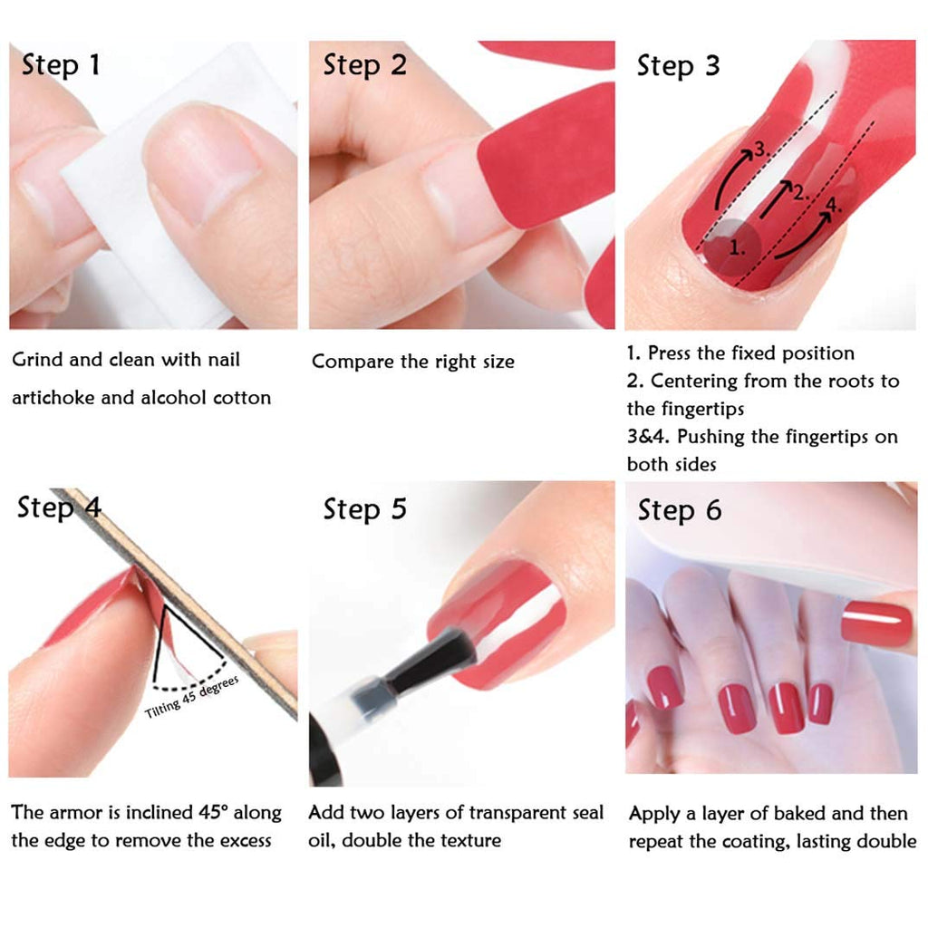 mwellewm 14 Sheets Glitter Gradient Nail Stickers | Self-Adhesive Full Wraps