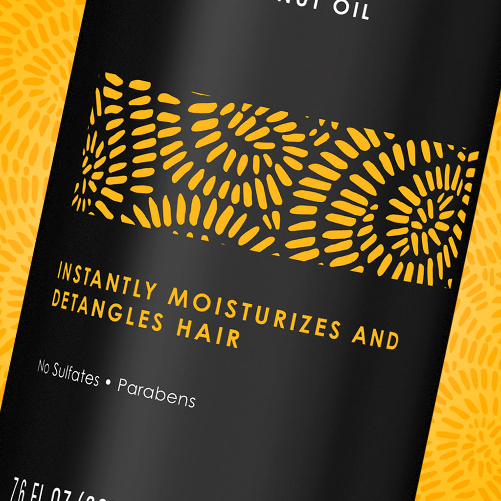 MY BLACK IS BEAUTIFUL Detangler Spray – Sulfate Free, Coconut Oil, Honey & Turmeric, 7.6 fl oz