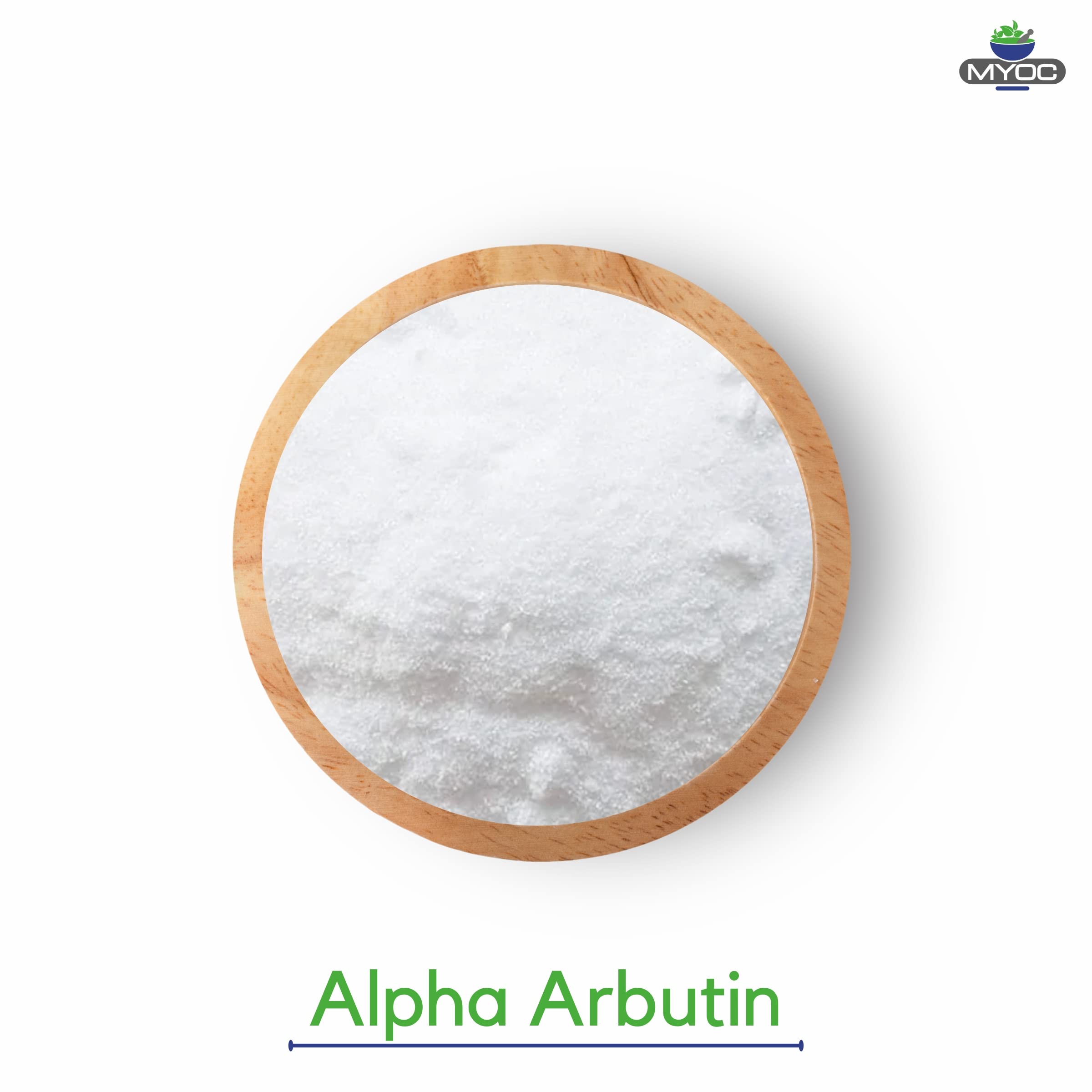 MYOC Alpha Arbutin Powder 30g – 100% Pure Cosmetic Grade for DIY Skincare & Industrial Use