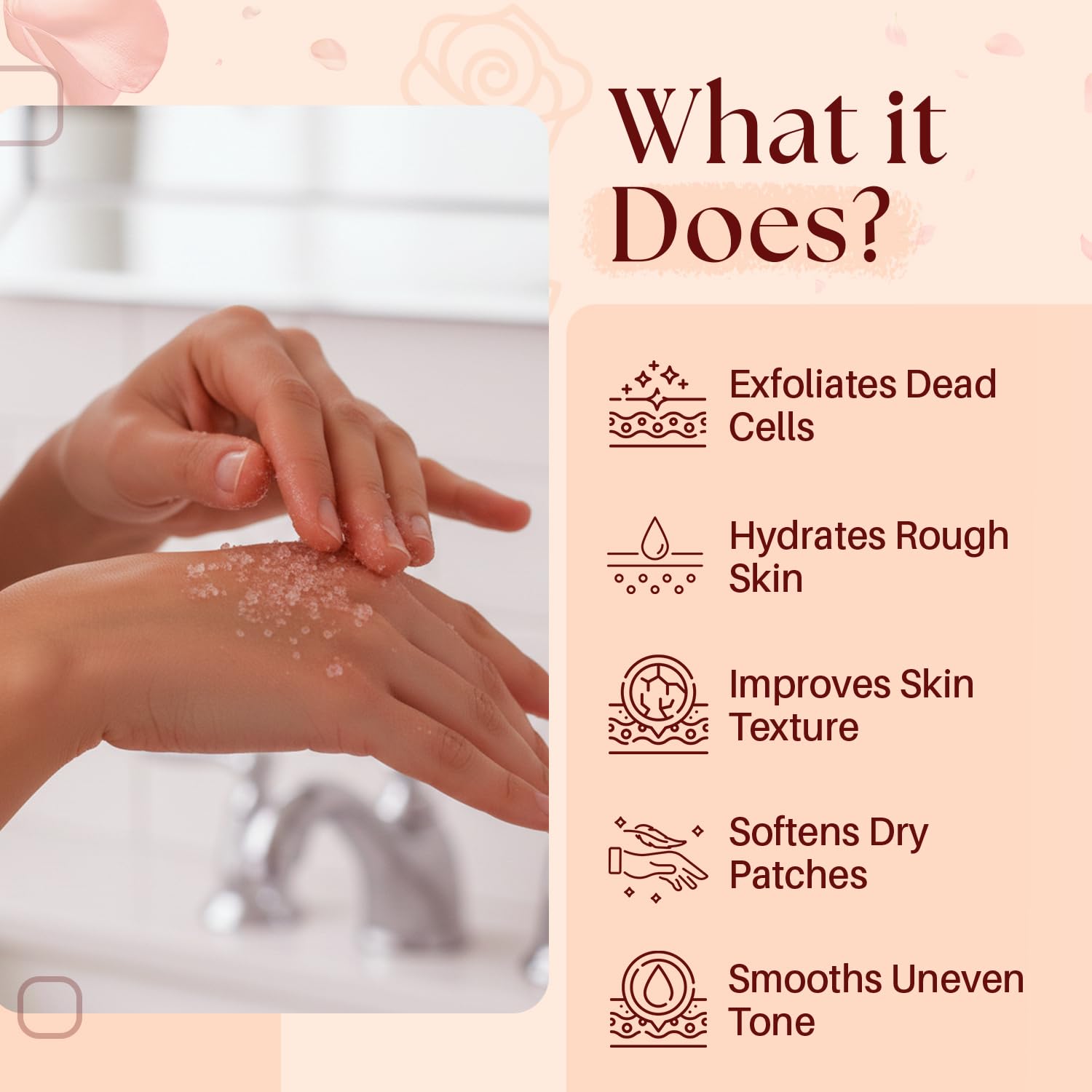 MYSTÉRE BEAUTÉ Himalayan Salt Body Scrub 12 oz – Collagen & Stem Cells Exfoliant