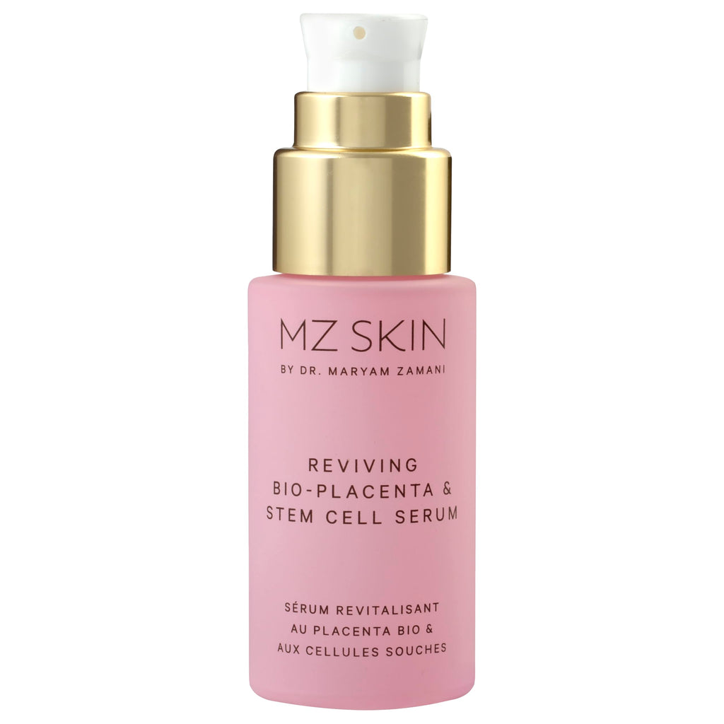 MZ SKIN Reviving Bio-Placenta & Stem Cell Serum – Luxury 1.01 fl oz | Night Repair with Bio-Placenta, Plant Stem Cells & Peptides