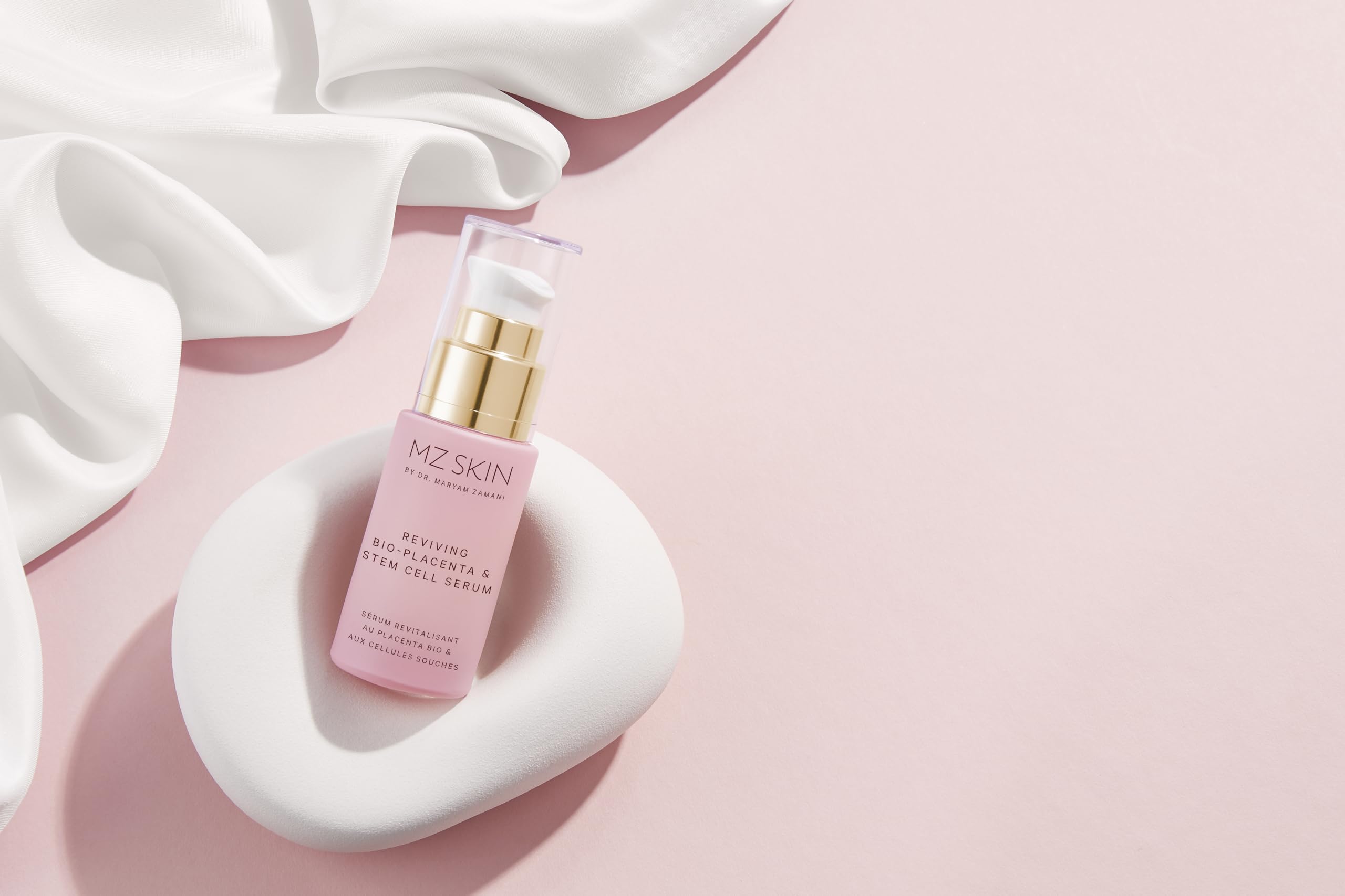 MZ SKIN Reviving Bio-Placenta & Stem Cell Serum – Luxury 1.01 fl oz | Night Repair with Bio-Placenta, Plant Stem Cells & Peptides