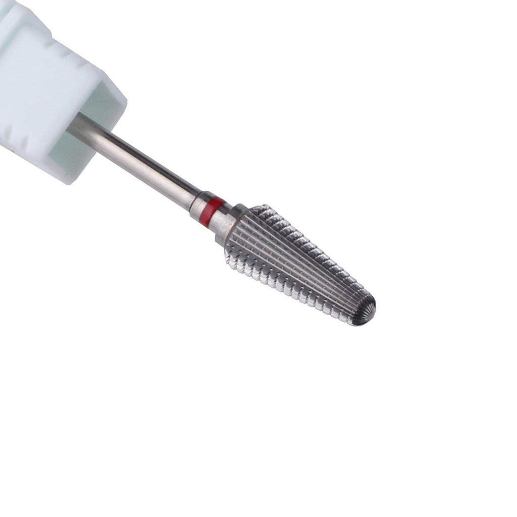 MZCMSL Tornado Carbide Nail Drill Bit – Fast Acrylic and Hard Gel Removal, 3/32 Shank, Medium
