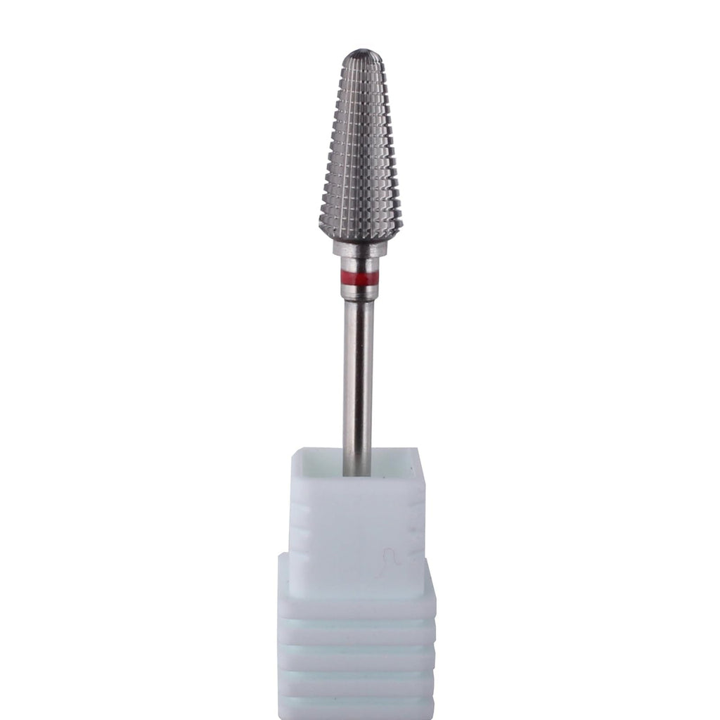 MZCMSL Tornado Carbide Nail Drill Bit – Fast Acrylic and Hard Gel Removal, 3/32 Shank, Medium