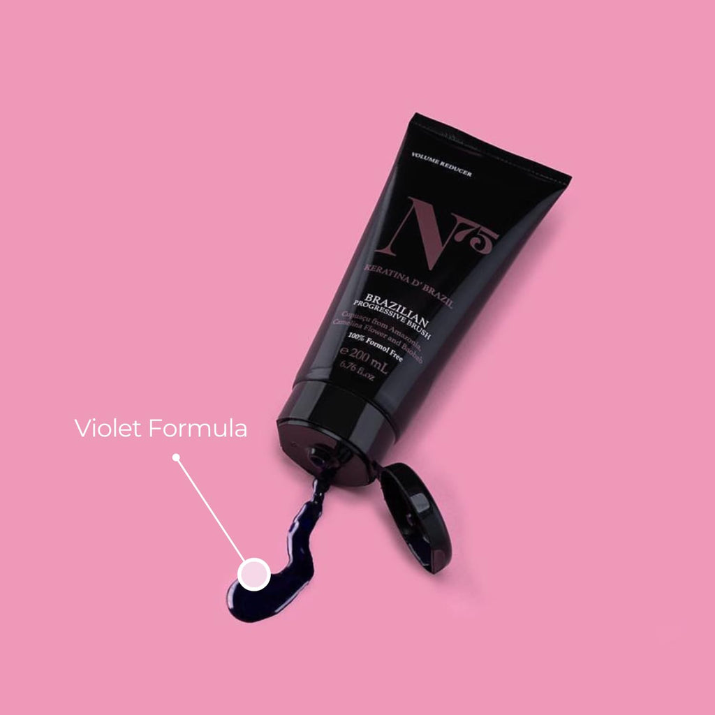 N75 Keratin Hair Smoothing Treatment – Formaldehyde-Free Brazilian Straightening for All Hair Types