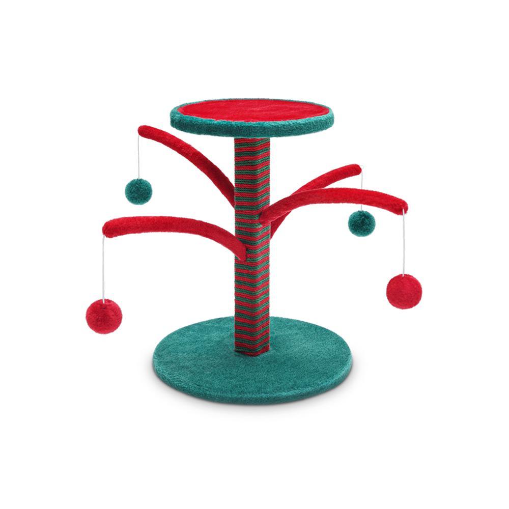 NA62 Pet Furniture Cat Kitten Christmas Tree, Scratcher Tree