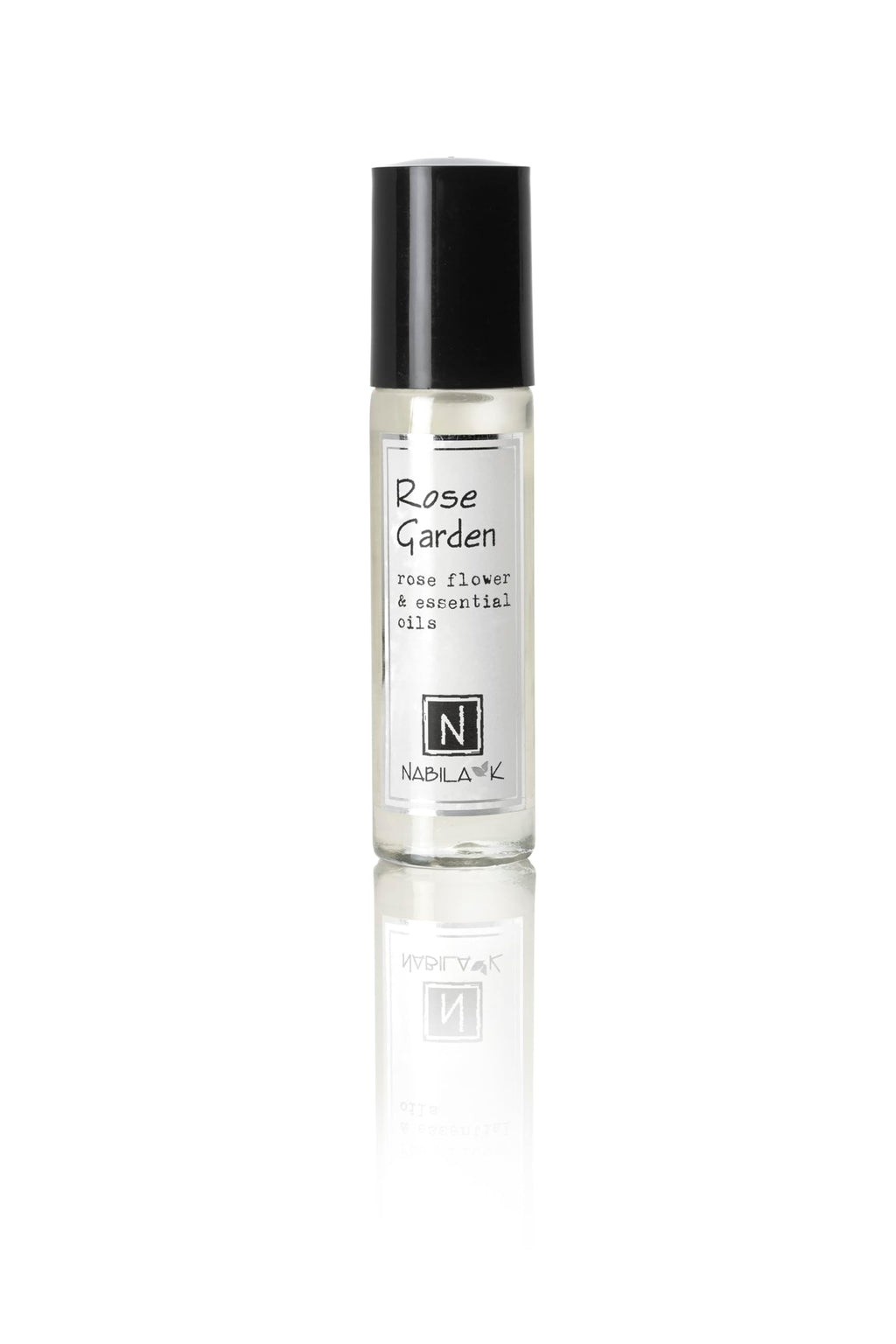 Nabila K Rose Garden Roll-On Perfume – Alcohol-Free, Organic Rose Essential Oil, TSA-Approved 0.33 oz / 10 ml