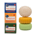 Nag Champa Spa Collection Soap Gift Set – 6 Bars (5.2 oz / 150 g each) with Nag Champa, Sandalwood & Patchouli