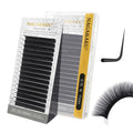 NAGARAKU Eyelash Extensions – Classic 0.03-0.20, 5-17mm, Matte Black, J/B/C/D/N/LC/LD/L/DD/CC/LB Curl