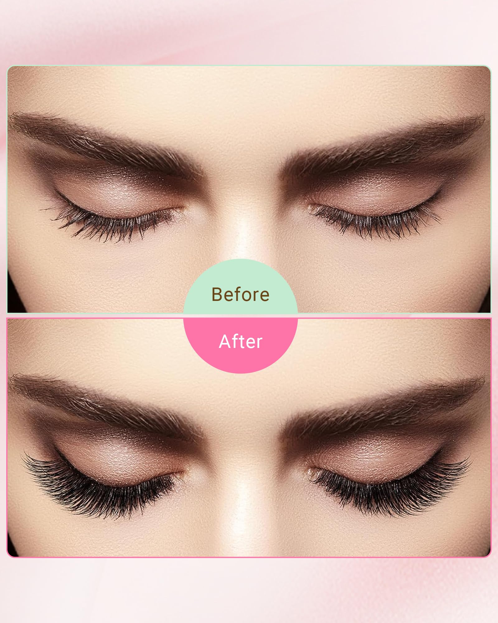 NAGARAKU Easy Fan Eyelash Extensions – 5-Tray Premade Lashes for Beginners (0.05 C Curl, 8–15mm Mix)
