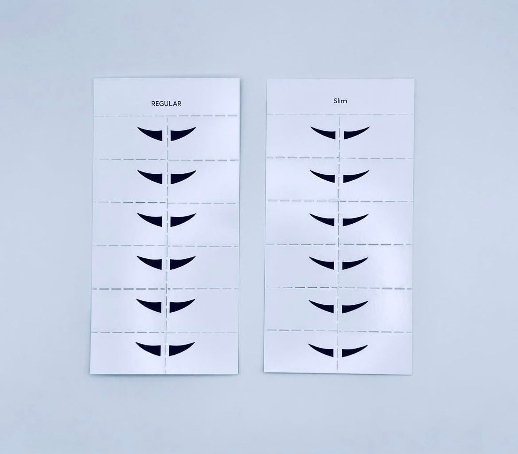 Nahrin Beauty Temporary Tattoo Eye Liner Wings – Slim, 24 Pairs