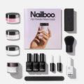 Nailboo Dip Powder Kit Bundle – 3 Powders + Full System (0.8 oz each) – No UV, Pink or Nude