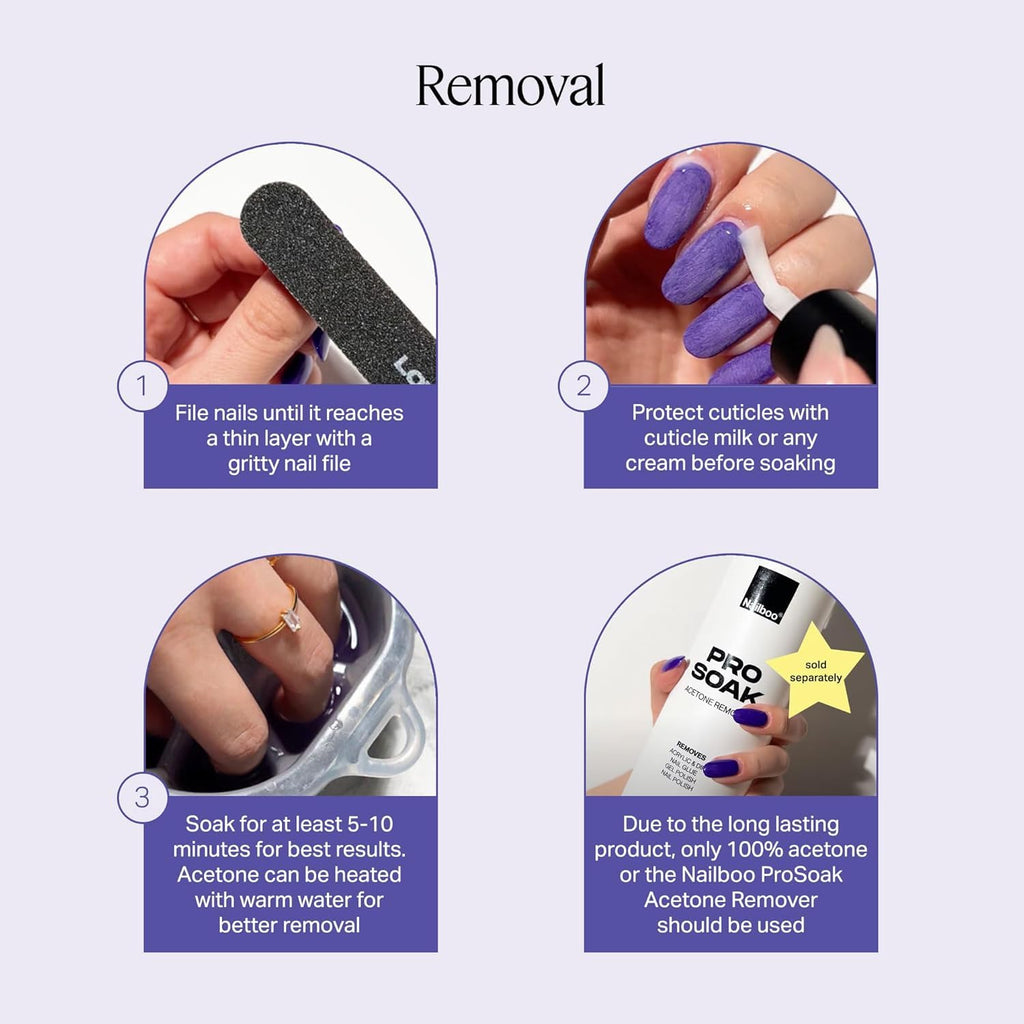 Nailboo Dip Powder Nail Kit – 3 Custom Powders, Pro Tools, No UV Needed