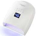 NailFace Cordless UV LED Nail Lamp 66W Rechargeable • Auto Sensor • 5 Timers for Home & Salon