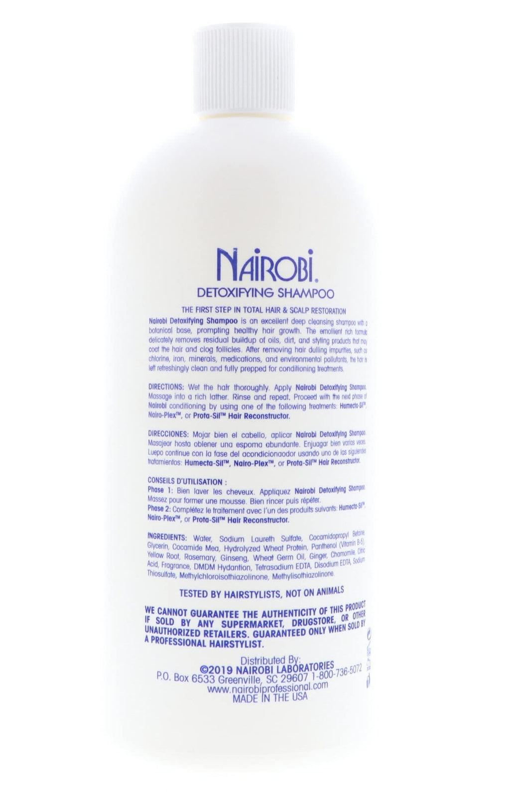 Nairobi Detoxifying Shampoo — 32 oz | Detoxifying Scalp Cleanse by Nairobi