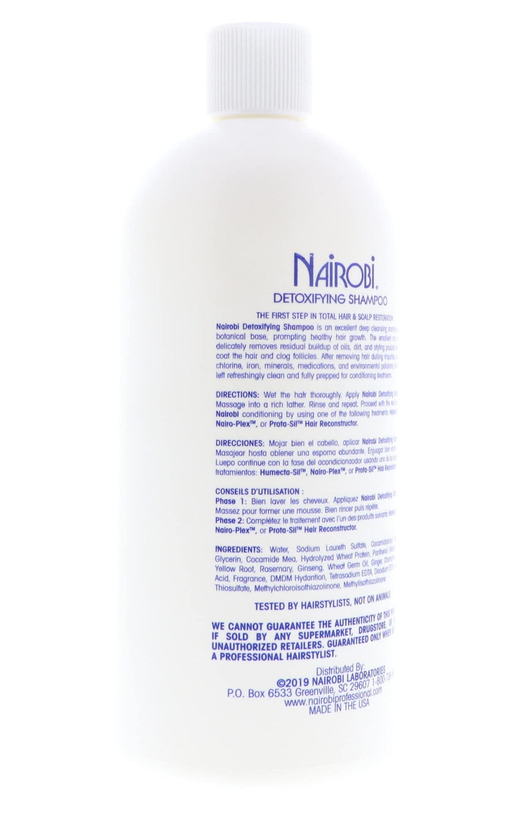 Nairobi Detoxifying Shampoo — 32 oz | Detoxifying Scalp Cleanse by Nairobi