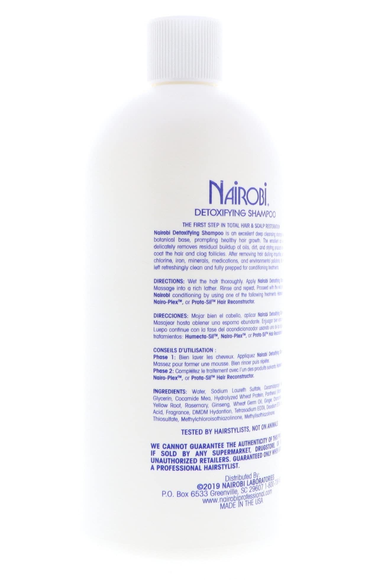 Nairobi Detoxifying Shampoo — 32 oz | Detoxifying Scalp Cleanse by Nairobi