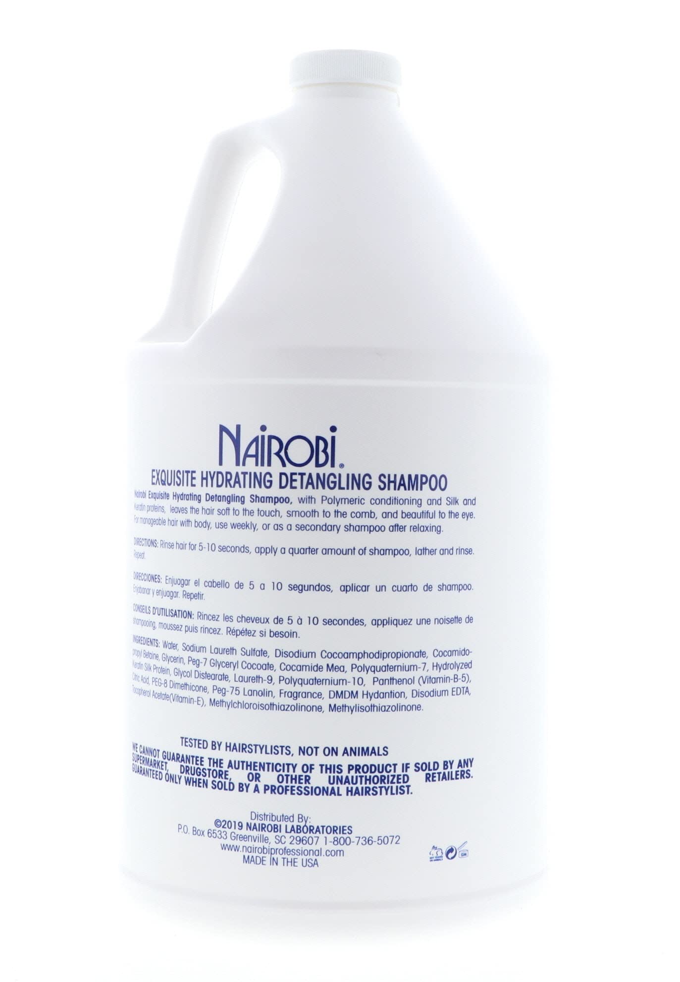Nairobi Exquisite Hydrating Detangling Shampoo 128 oz – Unisex