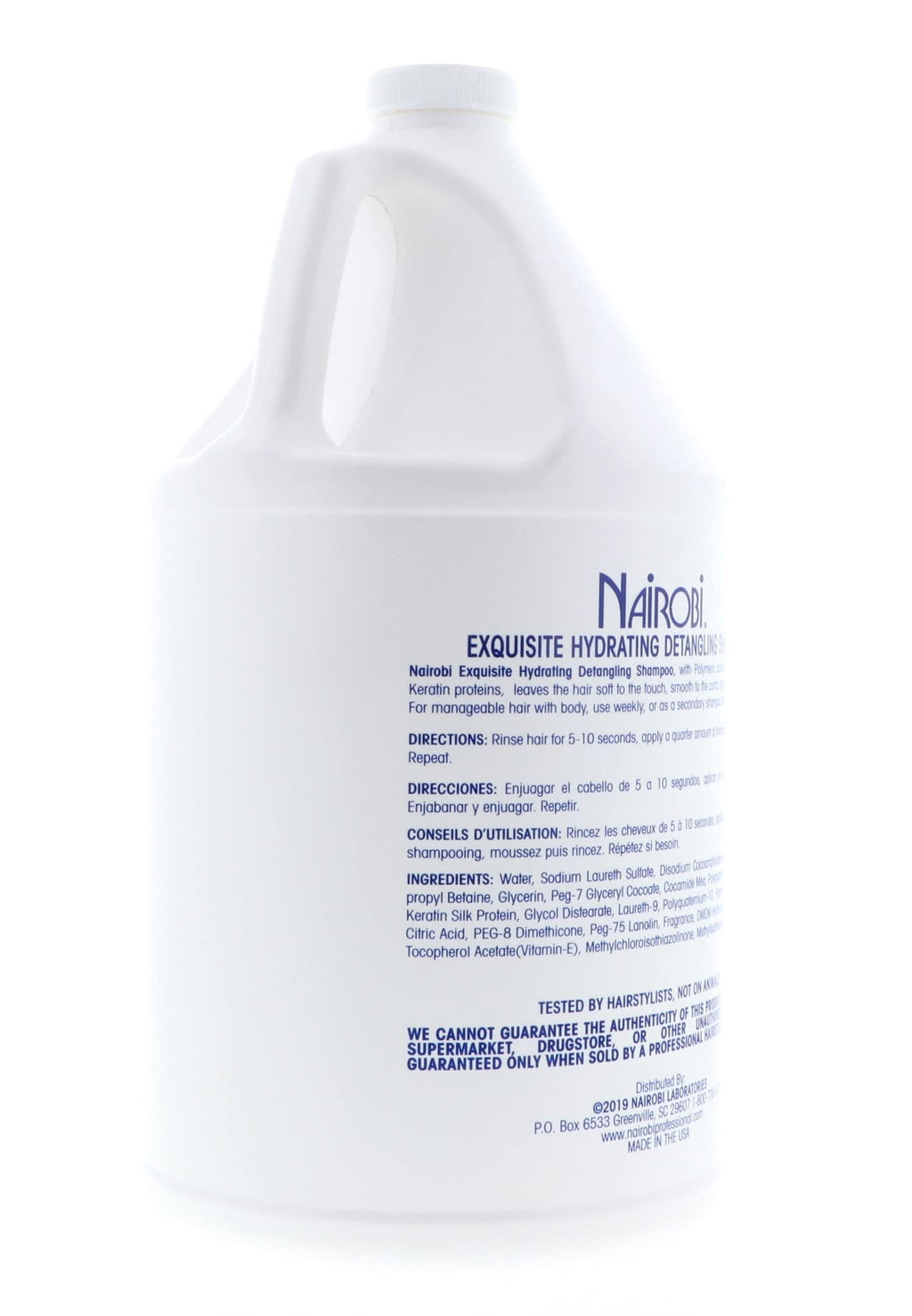 Nairobi Exquisite Hydrating Detangling Shampoo 128 oz – Unisex
