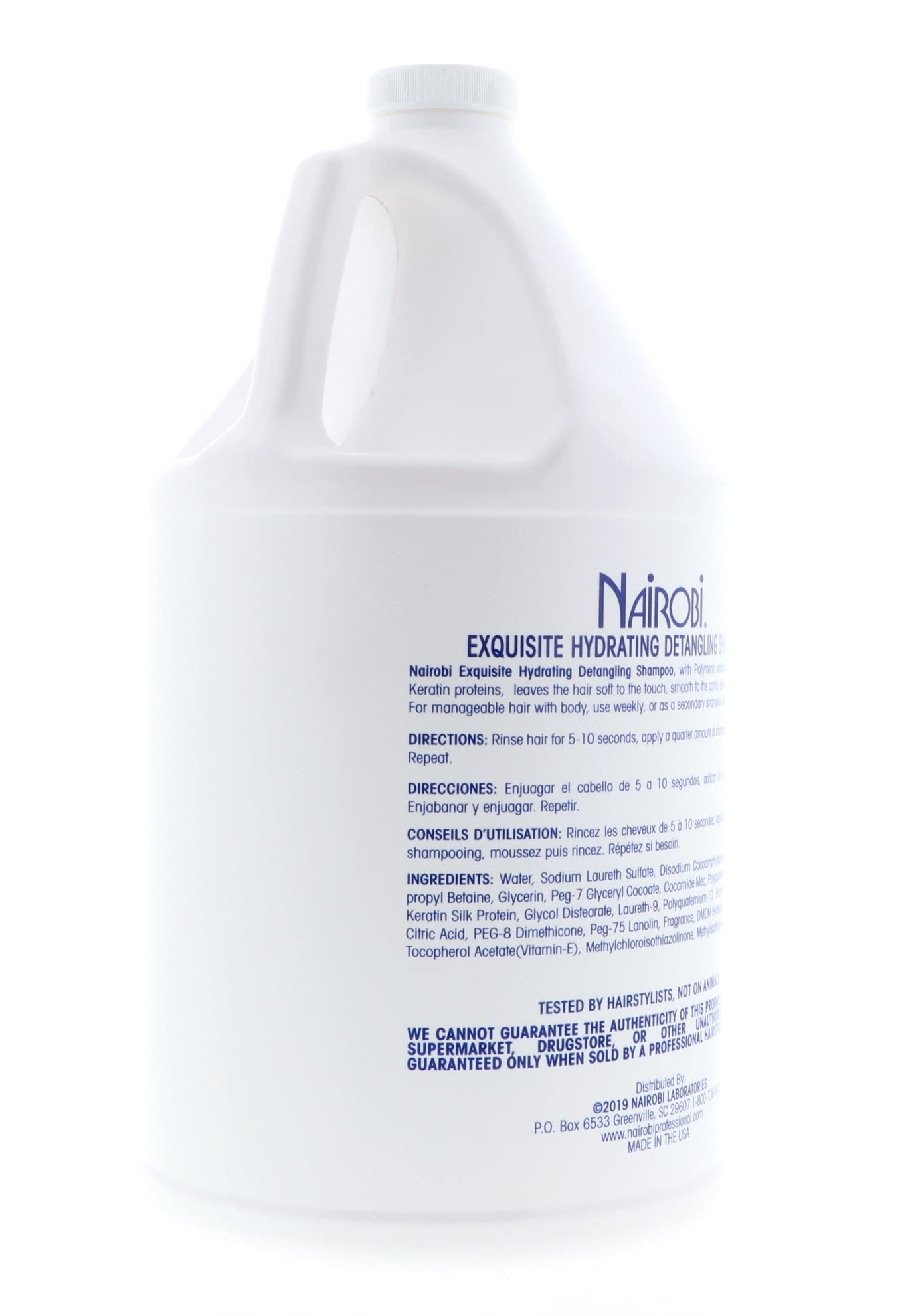 Nairobi Exquisite Hydrating Detangling Shampoo 128 oz – Unisex