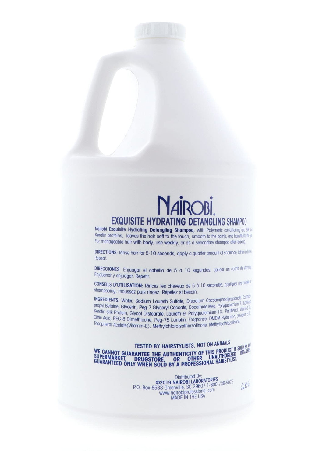 Nairobi Exquisite Hydrating Detangling Shampoo 128 oz – Unisex
