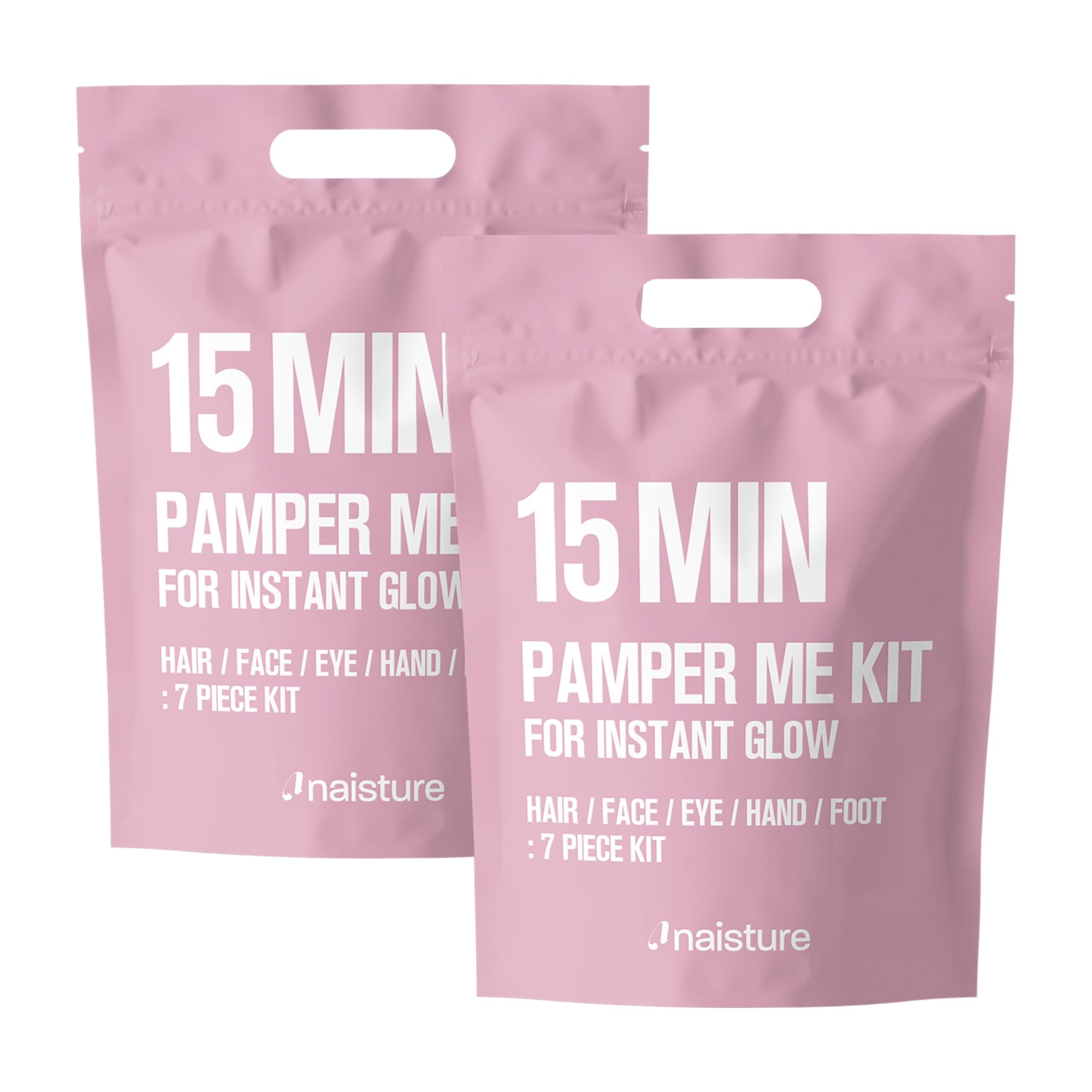 Naisture 15-Min Pamper Me Kit Duo (2-Pack) – Spa Skincare Gift Set (14 Masks)