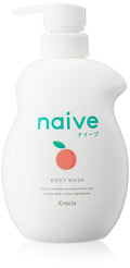 Naive Body Soap with Peach Leaf Extract – Jumbo 530mL