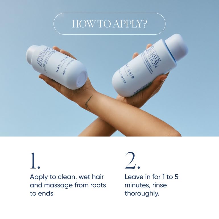 NAK Signature Hydrate Condition 350ml – Deep Moisture for Dry, Curly & Color-Treated Hair