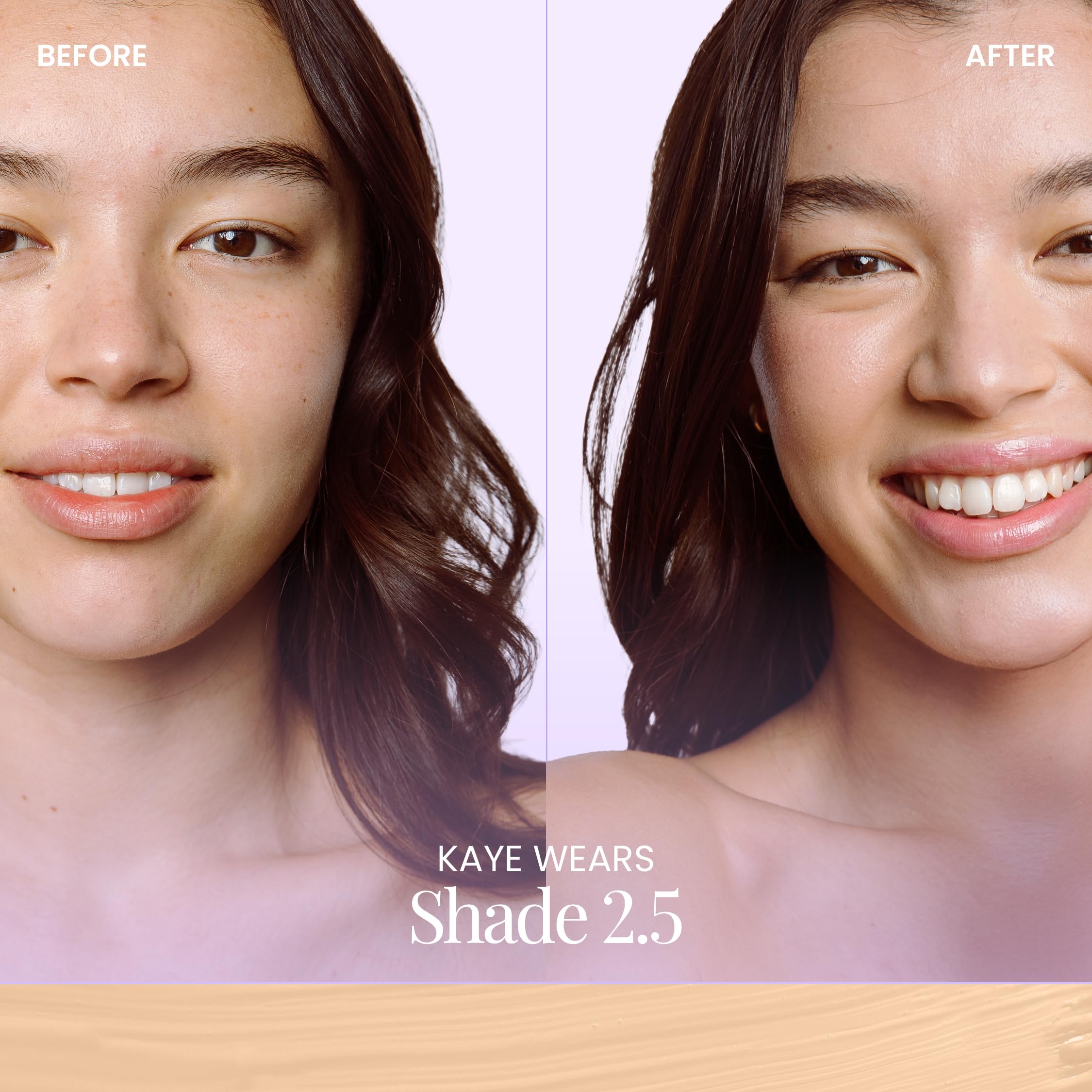 Naked Sundays BeautyScreen SPF 50 Peptide Foundation Tint – Light Neutral 2.5, 1.01 oz