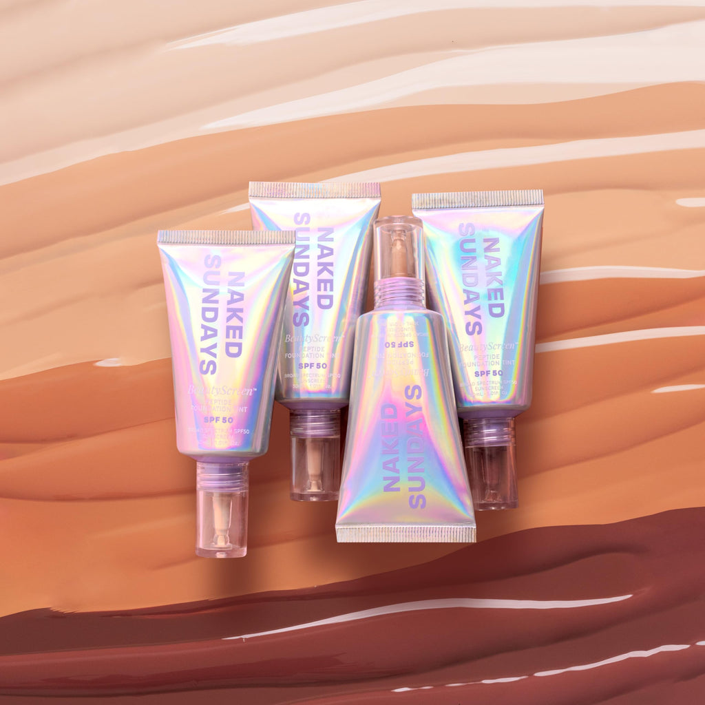 Naked Sundays BeautyScreen SPF 50 Peptide Foundation Tint – Light Neutral 2.5, 1.01 oz