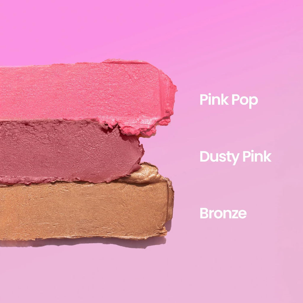 Naked Sundays SPF 50 Glow Balm – Dusty Rose, Peptide-Infused Blush Stick