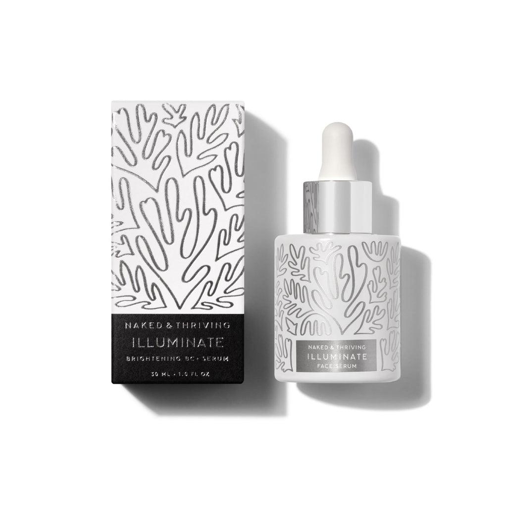 Naked & Thriving Illuminate BC+ Face Serum | Bakuchiol, Vitamin C & Hyaluronic Acid