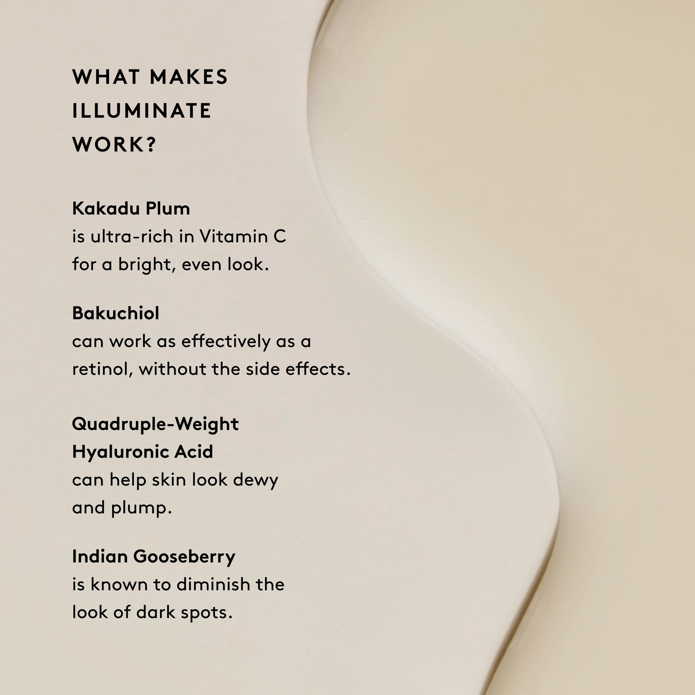 Naked & Thriving Illuminate BC+ Face Serum | Bakuchiol, Vitamin C & Hyaluronic Acid