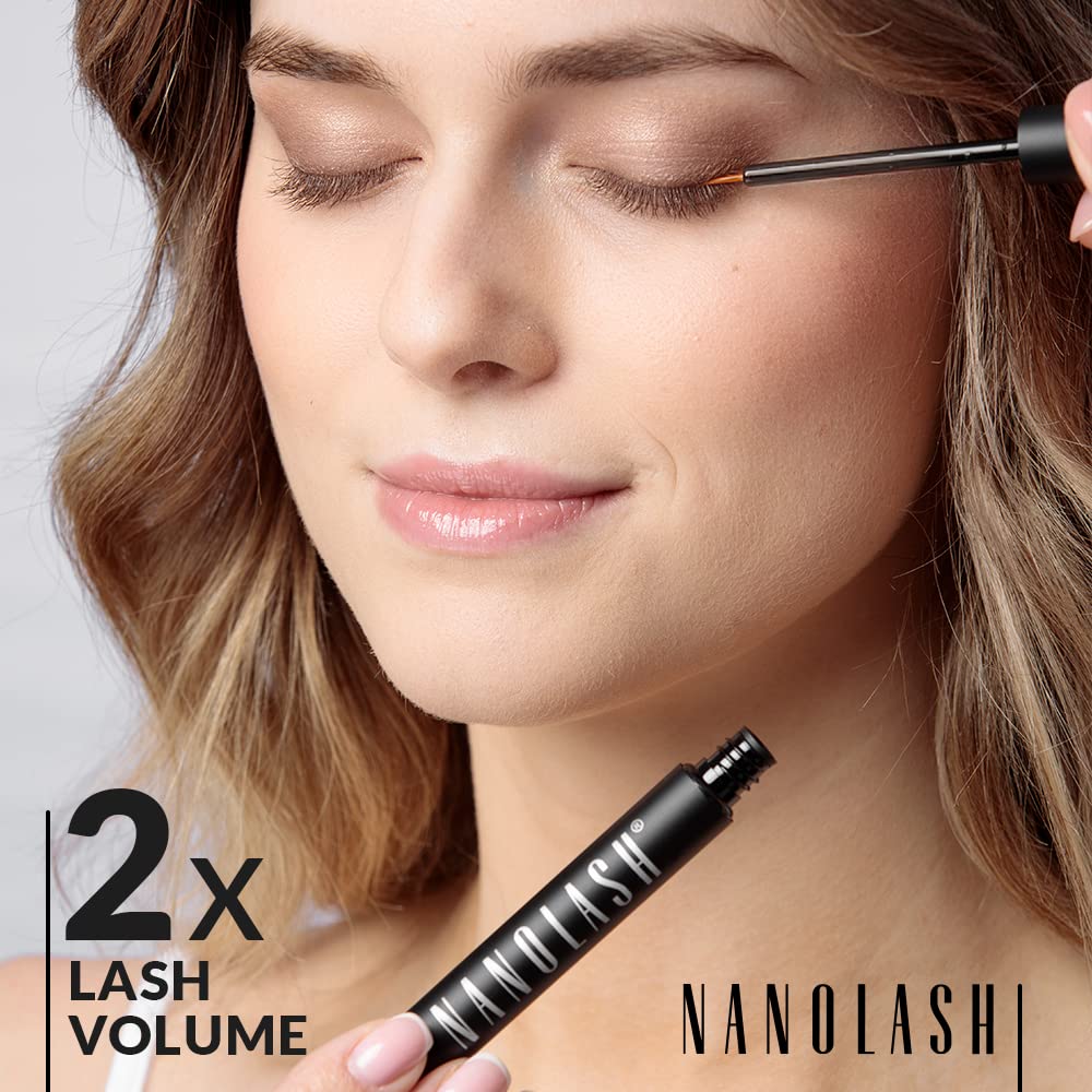 Nanolash Eyelash Serum 3ml | NANOIL – Eyelash Conditioner & Booster for Longer, Denser Lashes (About 30 Days)