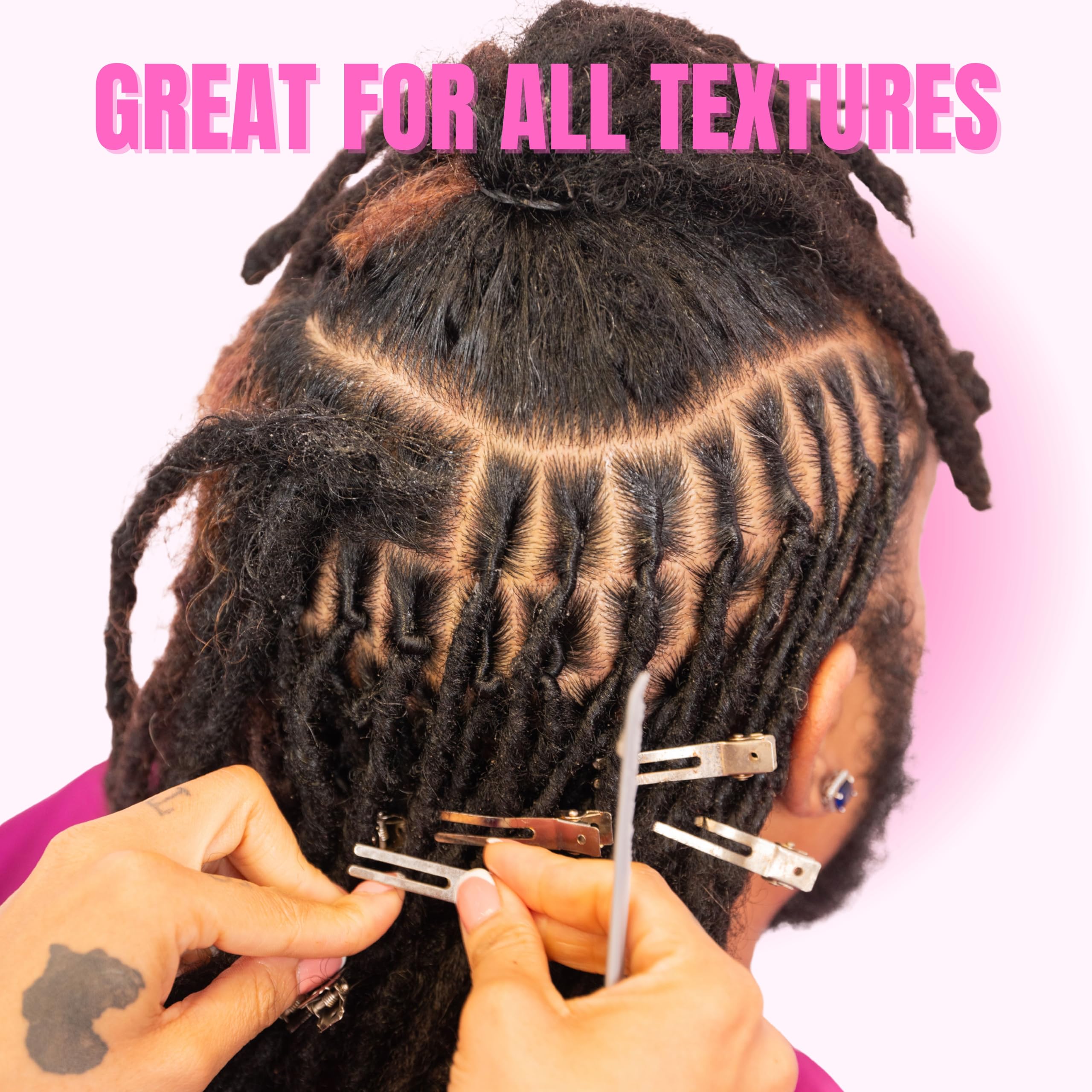NappStar Super Hold Retwist Gel – Pink, 16oz | Strong Hold for Locs & Edges
