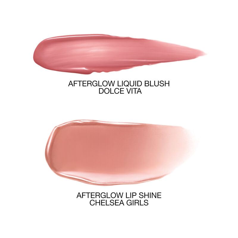 NARS Mini Afterglow Duo: Dolce Vita Liquid Blush + Chelsea Girls Lip Shine (2 Piece)