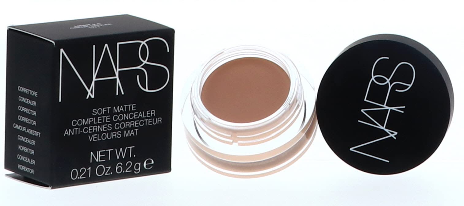 NARS Soft Matte Complete Concealer Creme Brulee - 0.21 oz | Full Coverage, Lightweight Concealer
