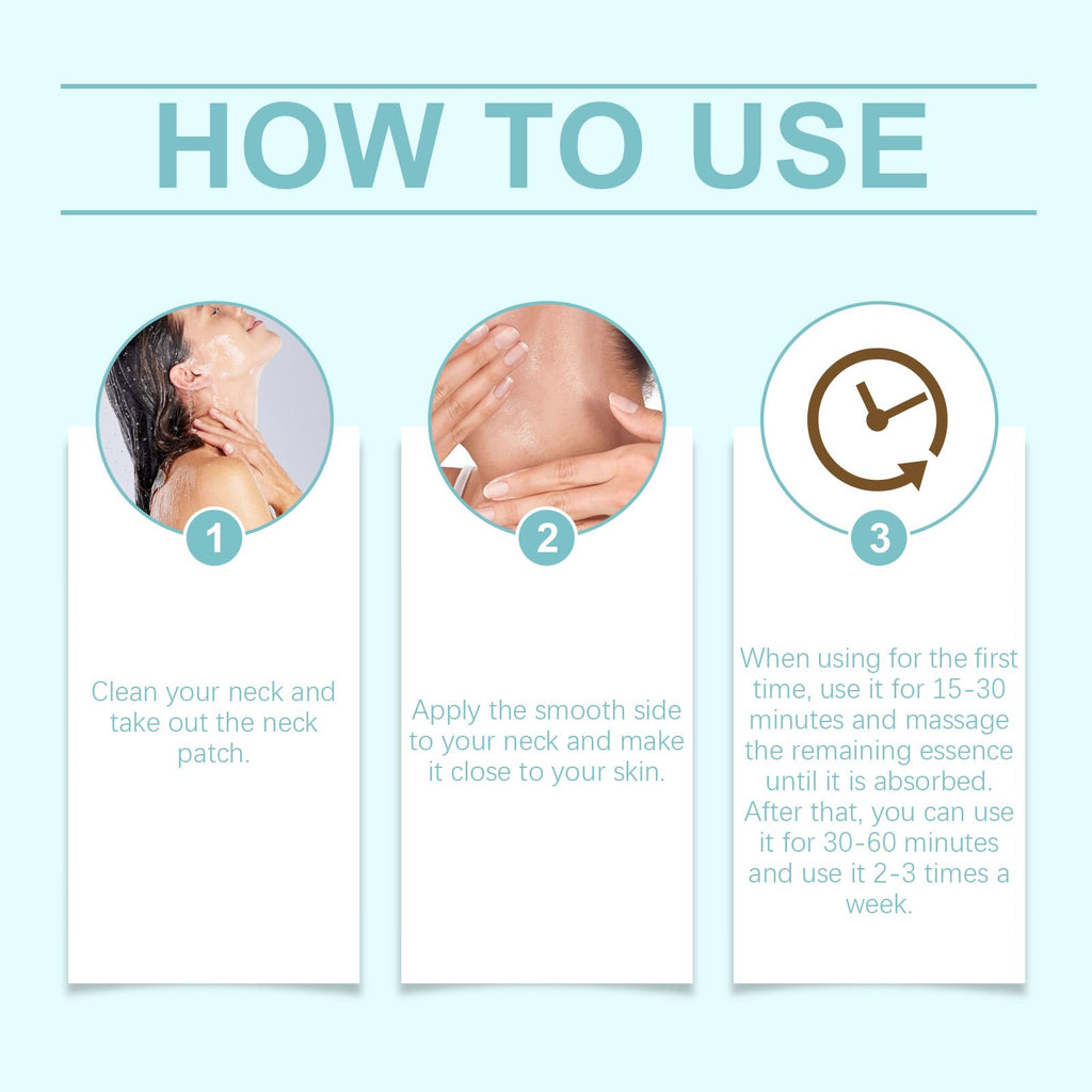 Nascence Anti Neck Wrinkle Patches – 5-Piece Moisturizing & Firming Neck Patches