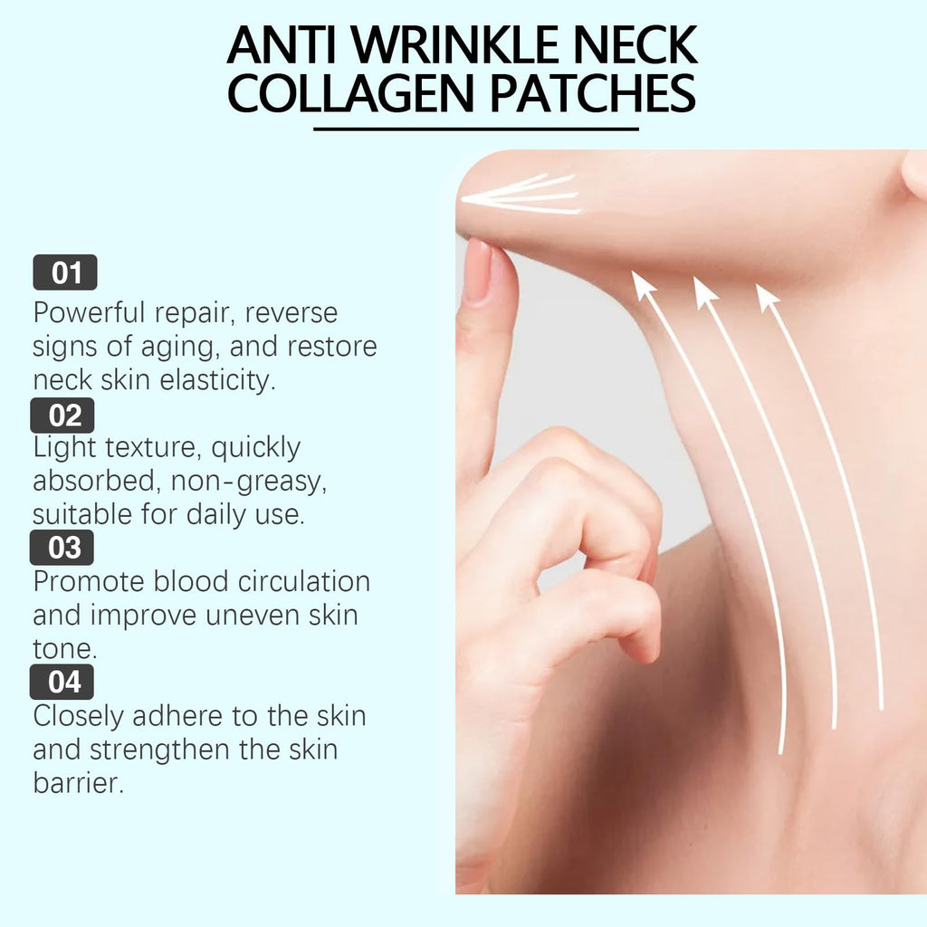 Nascence Anti Neck Wrinkle Patches – 5-Piece Moisturizing & Firming Neck Patches