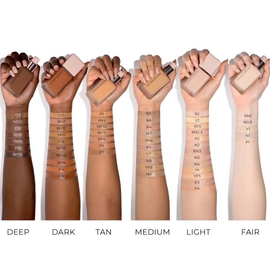 Natasha Denona HY-GLAM Foundation Y2 (Fair Light Yellow) – Hydrating, Blurring, Longwear Serum