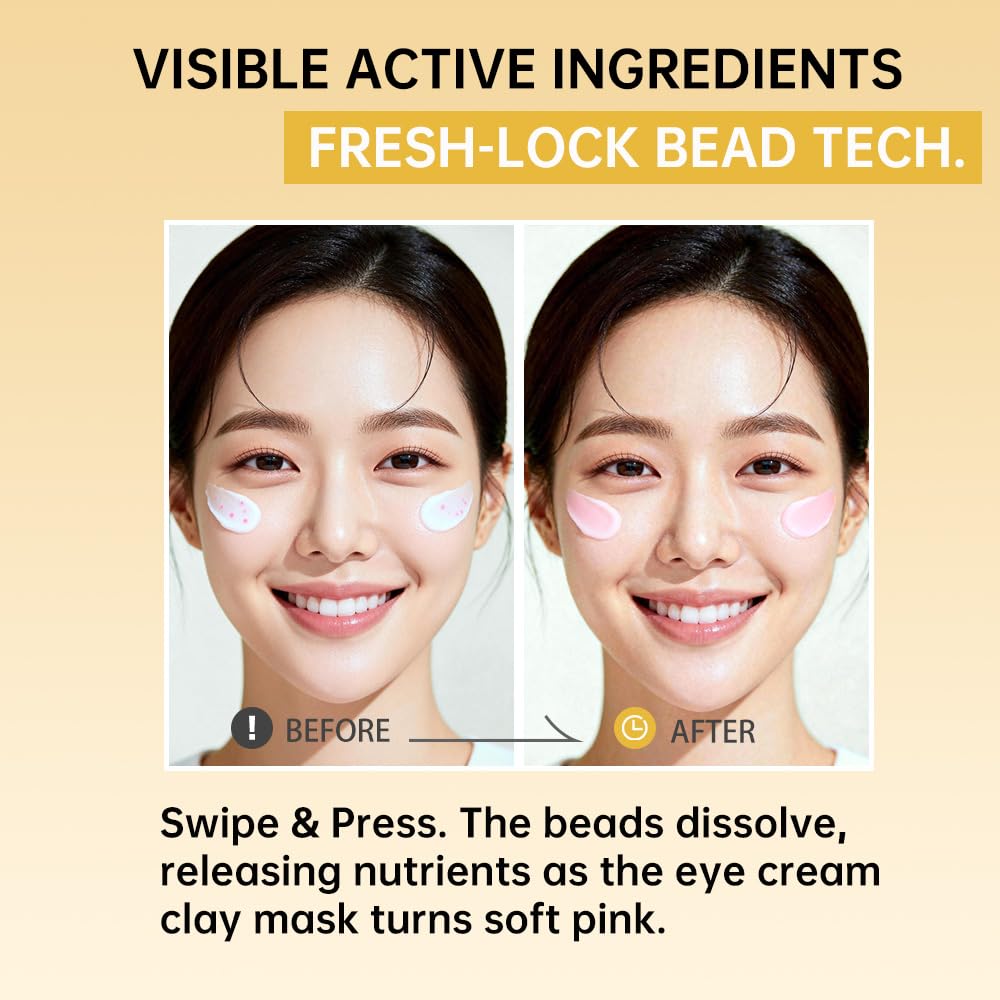 Natener 5% PDRN Eye Cream Patch – DIY Under Eye Patches for Puffy Eyes, Dark Circles & Wrinkles