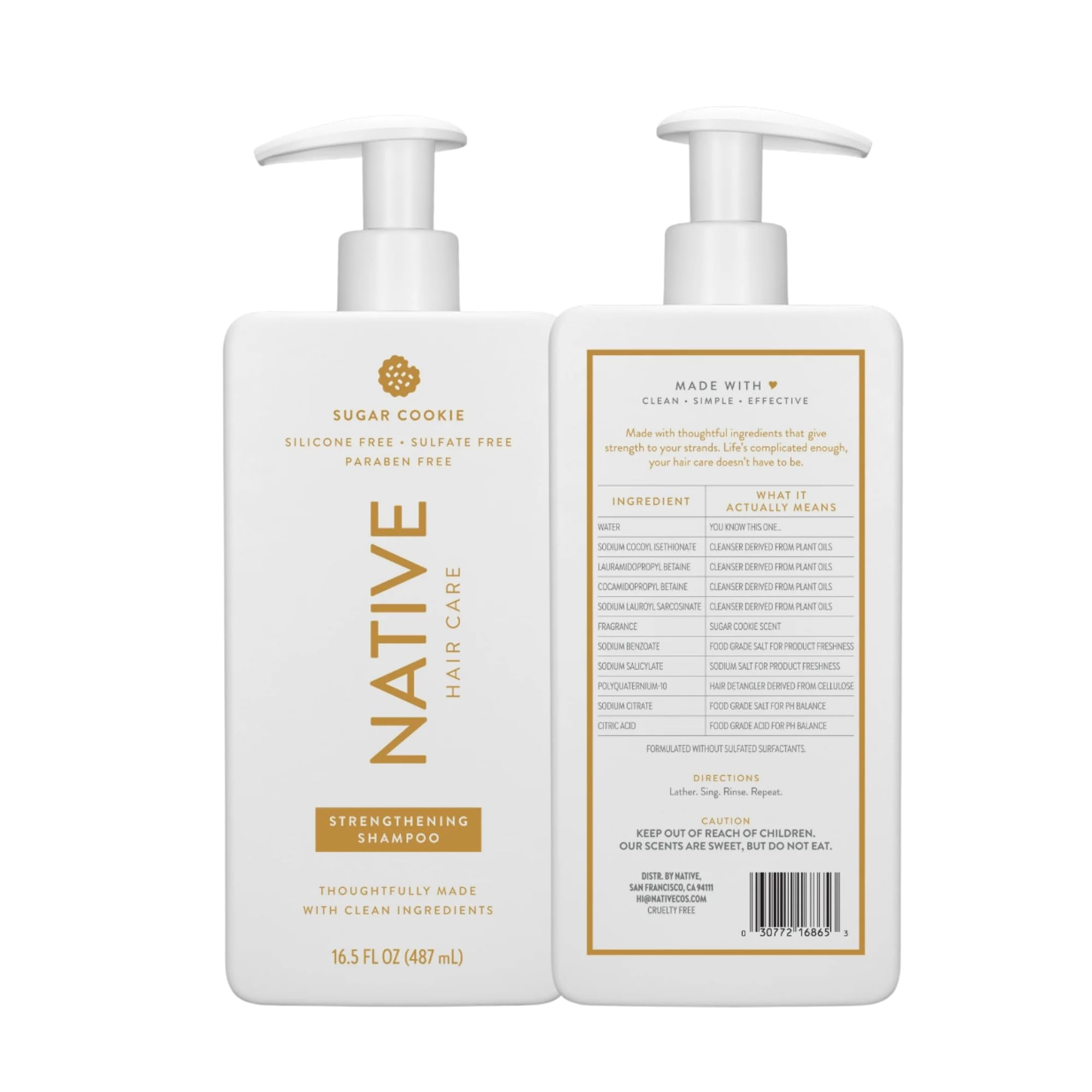 Native Limited Edition Sugar Cookie: Holiday Shampoo & Conditioner Collection