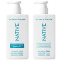 Native Ocean & Timber Shampoo + Conditioner Set | Naturally Derived, Sulfate & Dye Free | All Hair Types