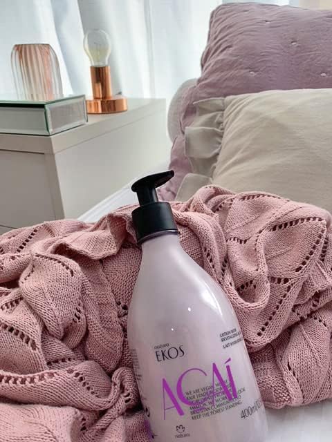 Natura Ekos Açaí Revitalizing Body Lotion Refill – Vegan, 24h Soft Skin, 400ml