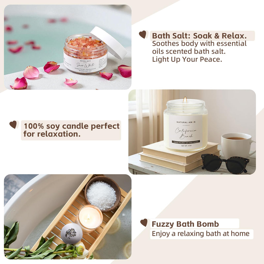 Natural Amor Los Angeles – 6-Piece Handmade Bath & Body Gift Set