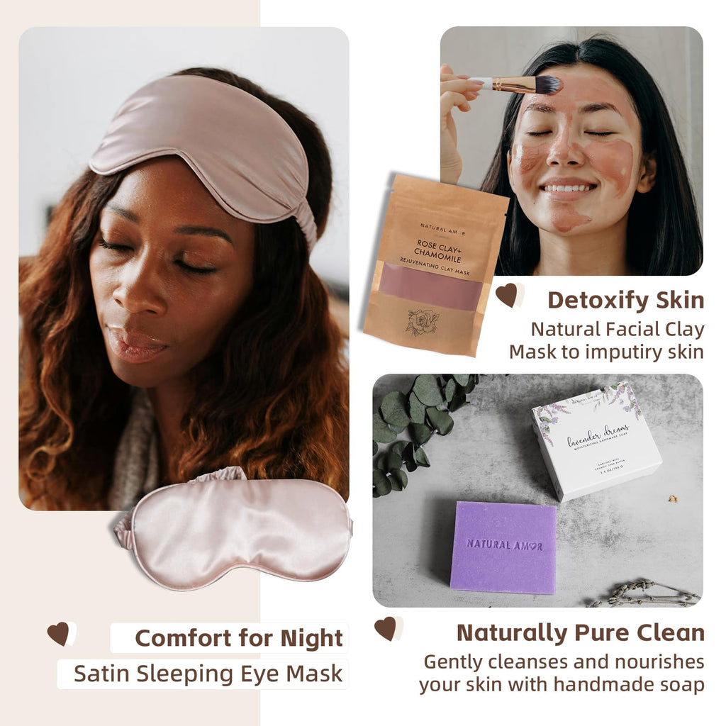 Natural Amor Los Angeles – 6-Piece Handmade Bath & Body Gift Set