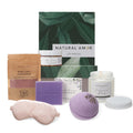Natural Amor Spa Gift Set for Women – 6-Piece Self-Care Gift Box with Handmade Soap, Bath Bomb, Candle & Skincare